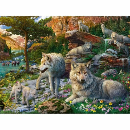 Dėlionė Ravensburger Wolves in Spring