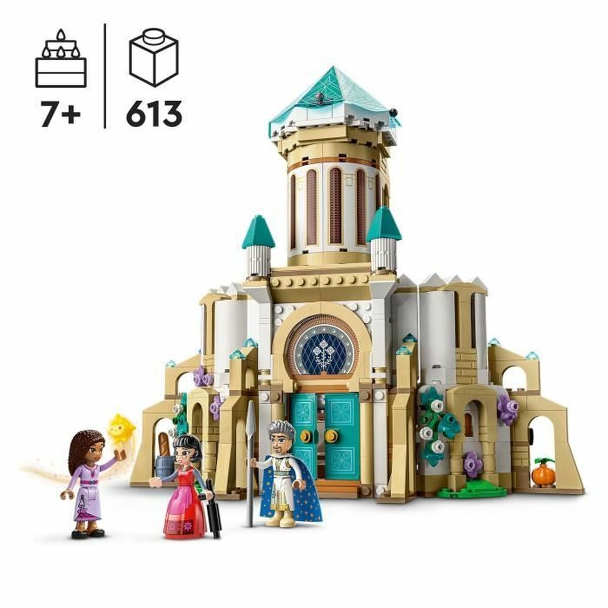 Statybos rinkinys Lego Disney Wish 43224 King Magnifico's Castle 613 Dalys