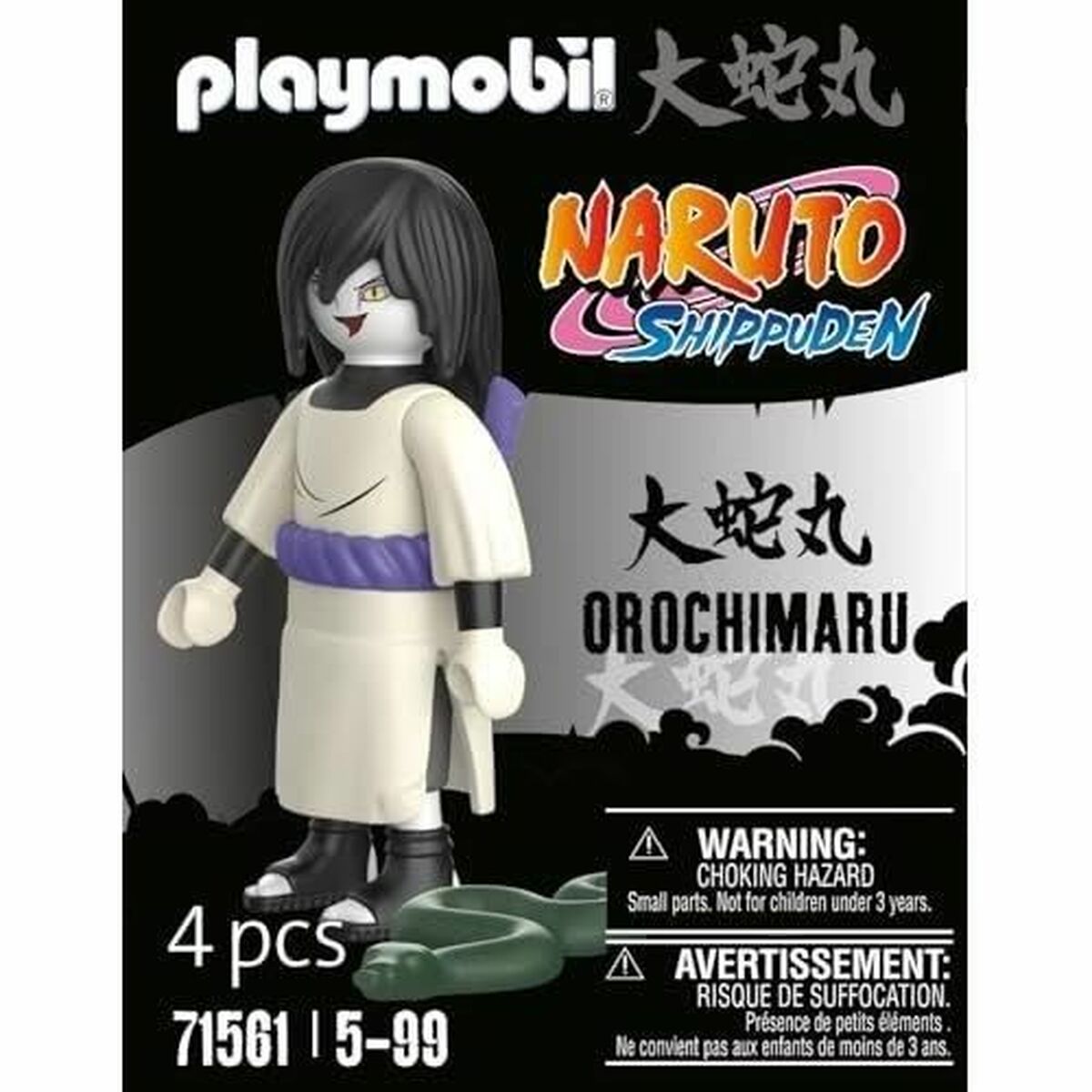 Statulėlė Playmobil Naruto 71561 4 Dalys