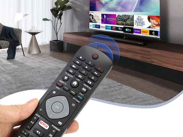 Universalus nuotolinio valdymo pultas televizoriui smart 4k uhd