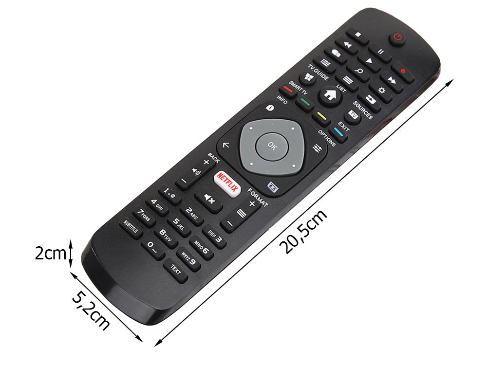 Universalus nuotolinio valdymo pultas televizoriui smart 4k uhd