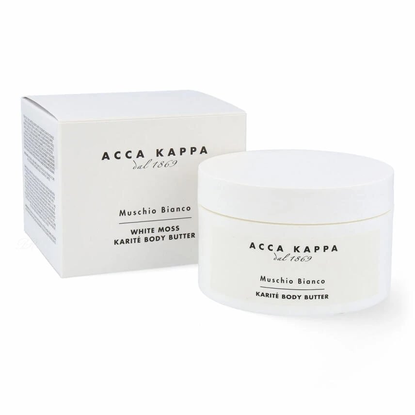 Acca Kappa White Moss Karite kūno sviestas 200ml