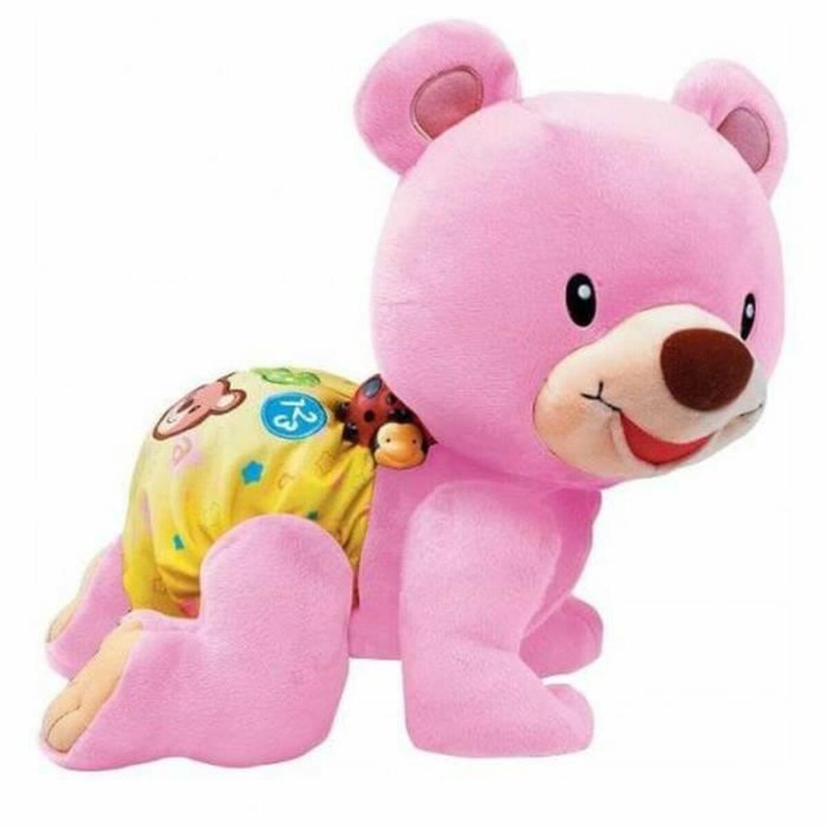 Pūkuotas žaislas Vtech Baby Bear, 1,2,3 Follow Me Muzikinis Rožinė