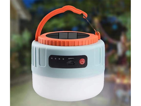 Saulės kelionės šviesa kempingui usb led nuotolinio valdymo pultas
