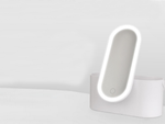 Trobelė kosmetikos organizatorius veidrodis usb vadovaujama