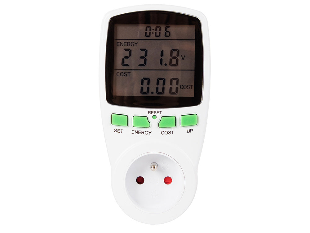 Wattmetras elektros skaitiklis lcd