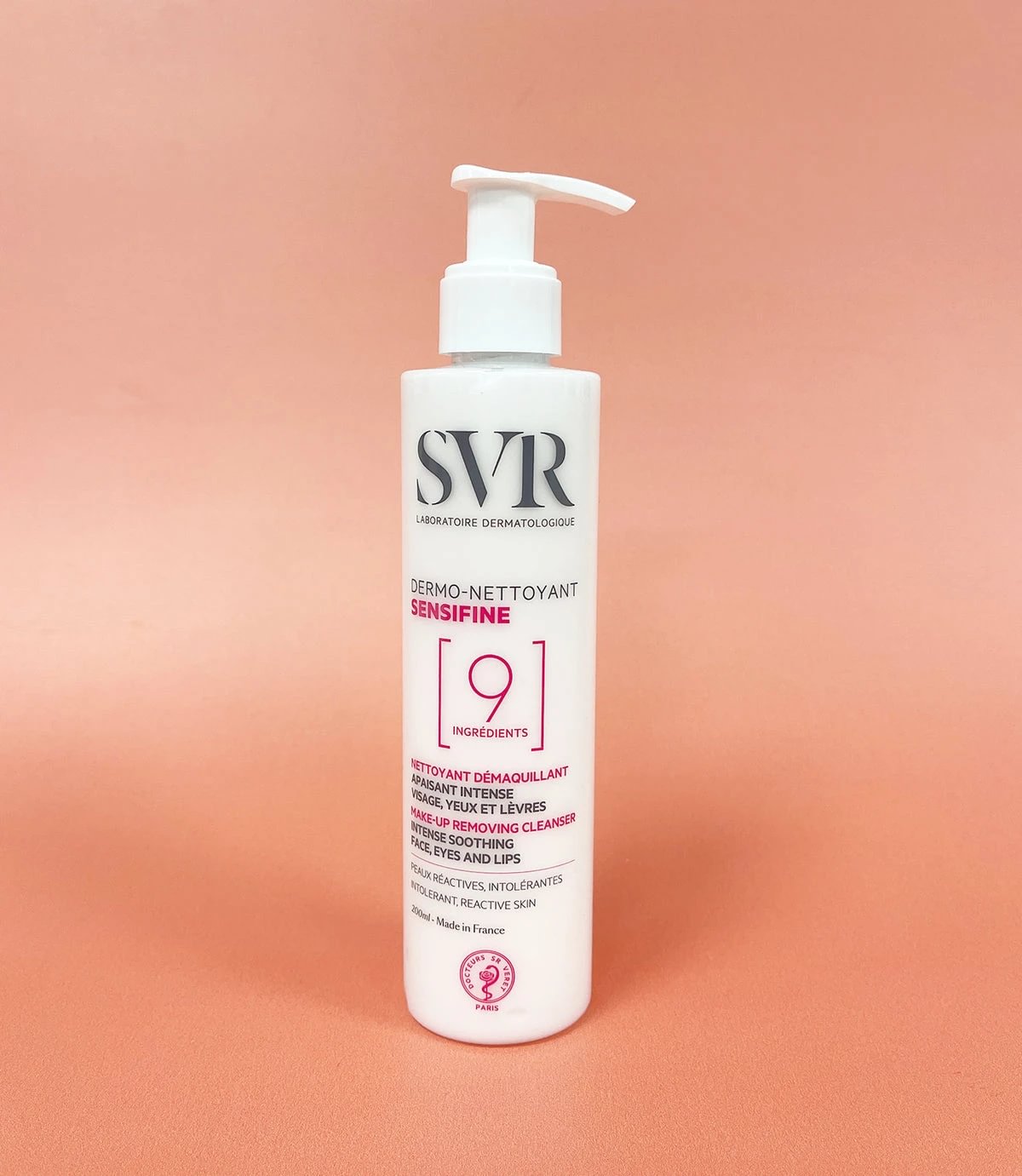 SVR Sensifine Dermo-Nettoyant veido prausiklis 200 ml