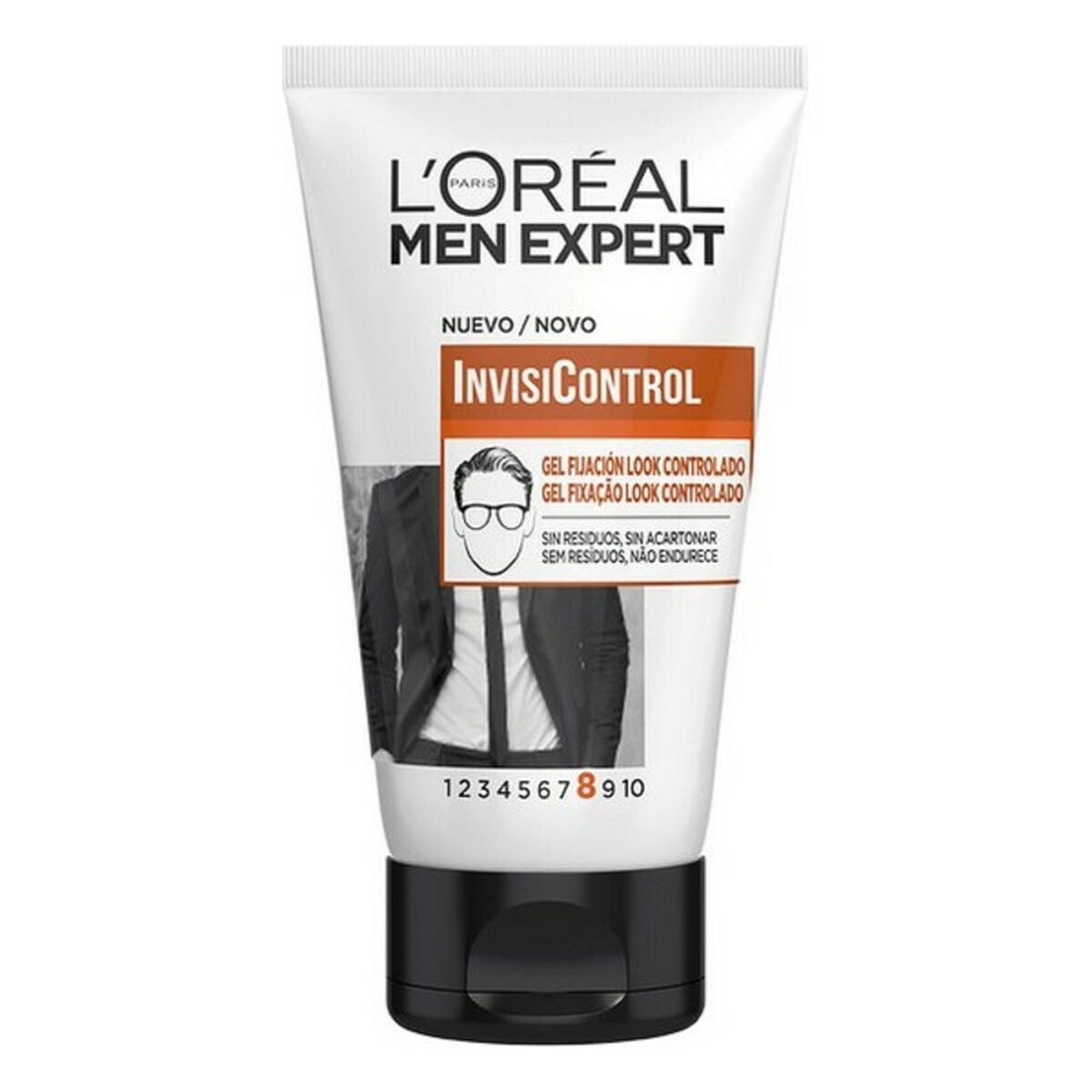 Stiprios fiksacijos gelis MEN EXPERT L'Oreal Make Up Men Expert Invisicontrol (150 ml) 150 ml