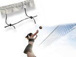 Tinklinio tinklas 9,5x1 m tinklinio tinklas, Baltas, Szín, Fehér