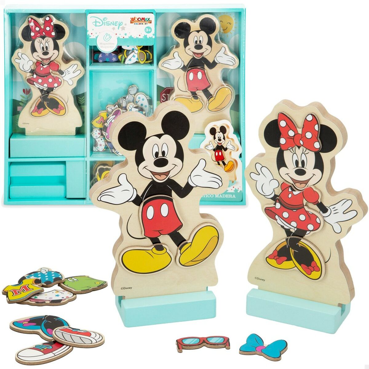 Statulėlės Disney 54 Dalys 4 vnt. 11,5 x 17,5 x 1,2 cm