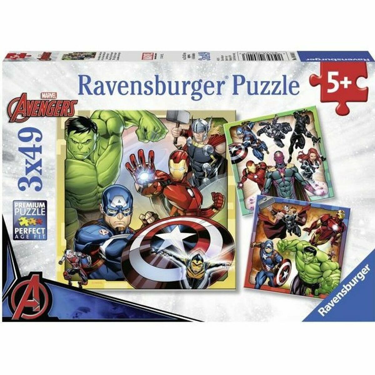 Dėlionė Ravensburger The Powerful Avengers