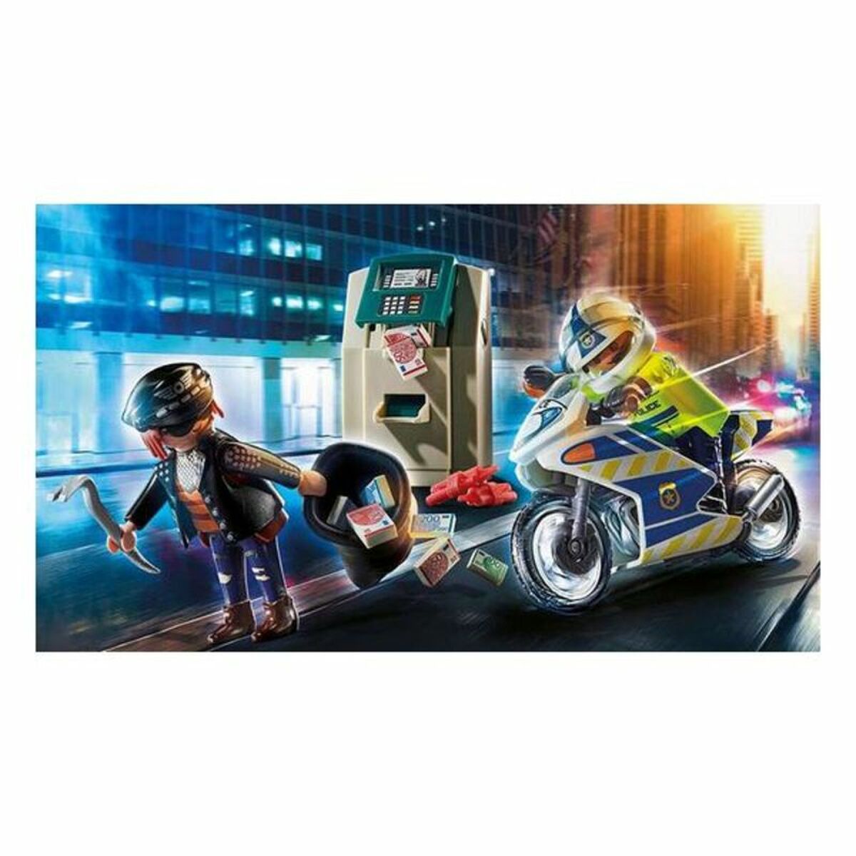 Playset City Action Police Motorbike Playmobil 70572 (32 pcs)