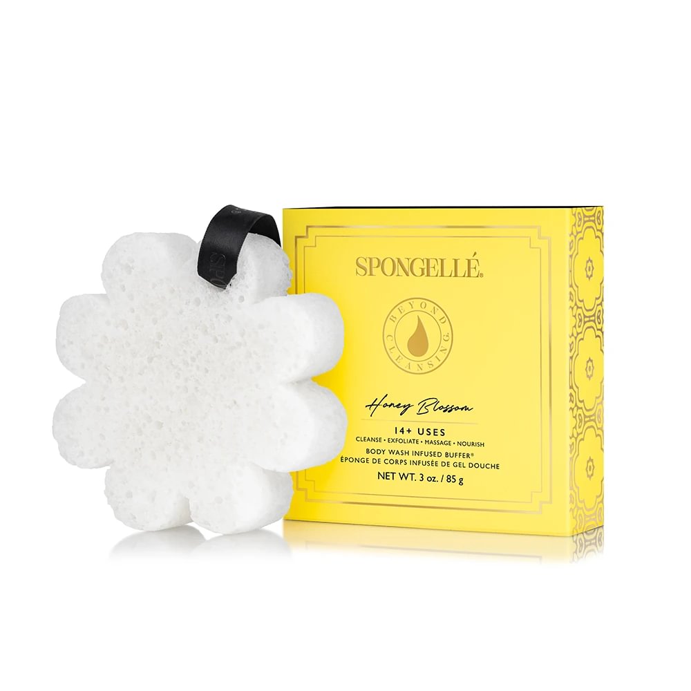 Spongelle Boxed White Flower Honey Blossom parfumuota kempinė, 1 vnt.