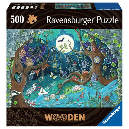 Dėlionė Ravensburger 17516 Fantasy Forest Medžio 500 Dalys