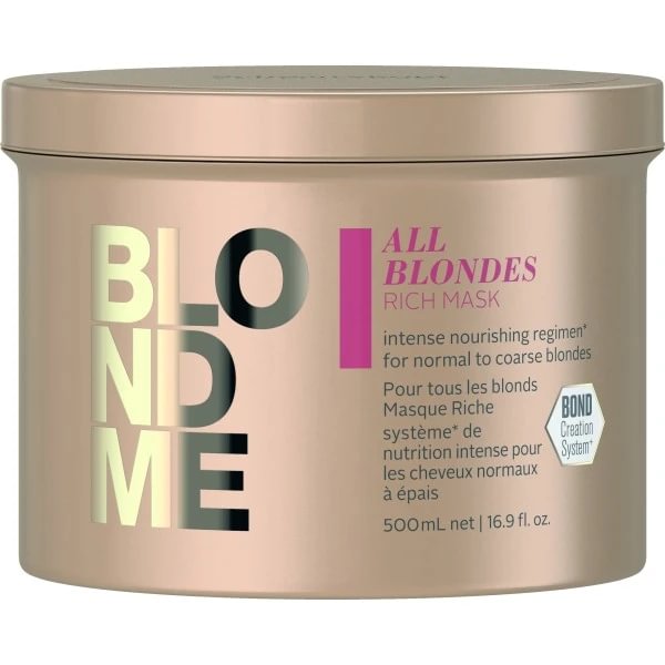 Schwarzkopf Professional Blond Me All Blondes Rich Kaukė 500ml