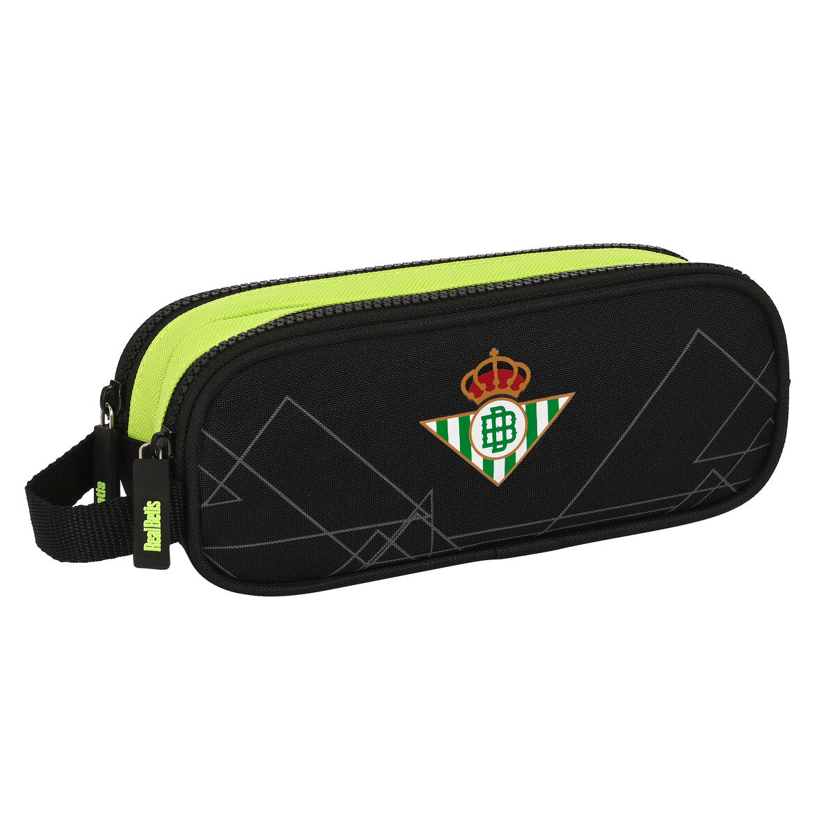 Dvigubas penalas Real Betis Balompié Juoda Lima 21 x 8 x 6 cm