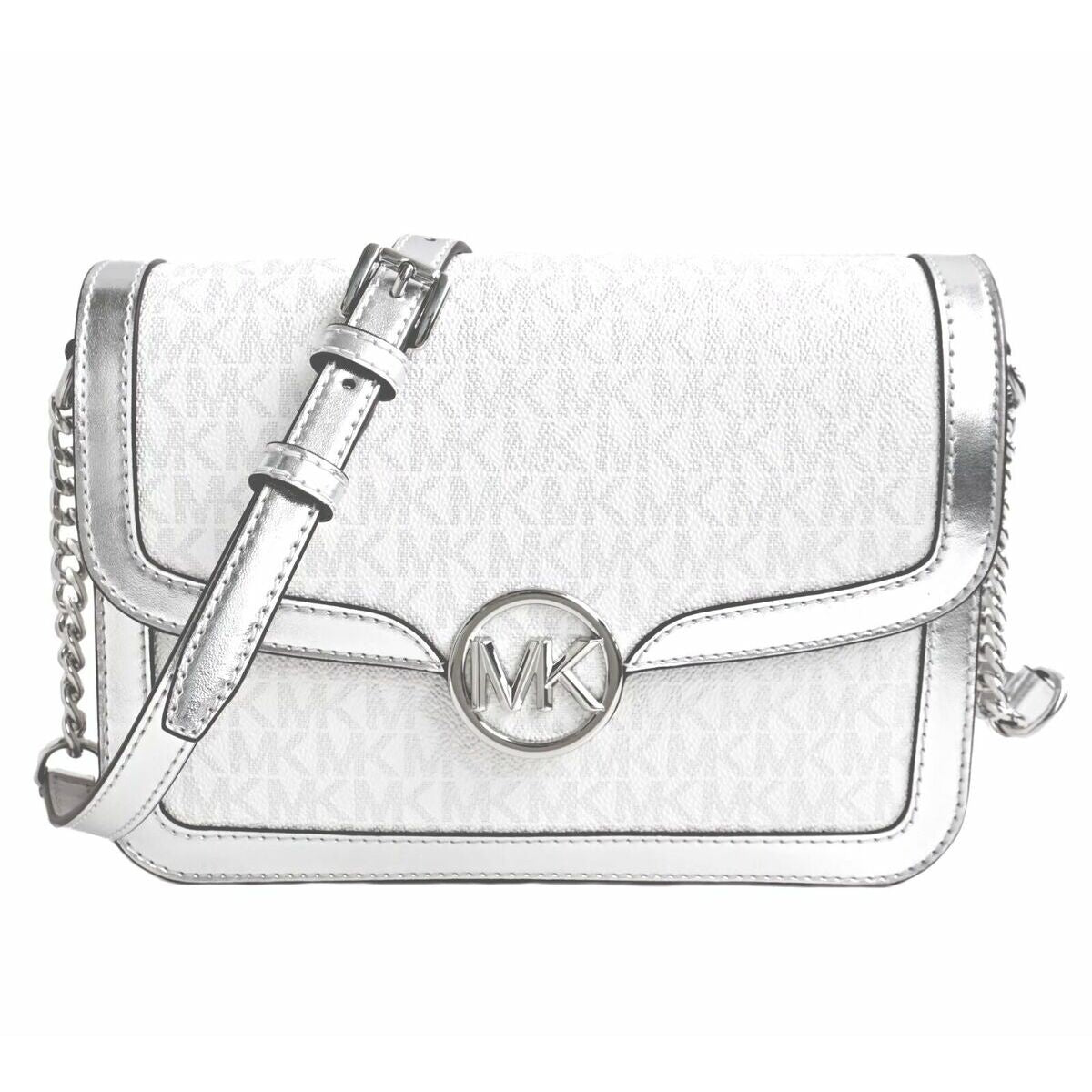 Kuprinė Michael Kors 35T4S9GM8M-SILVER Balta