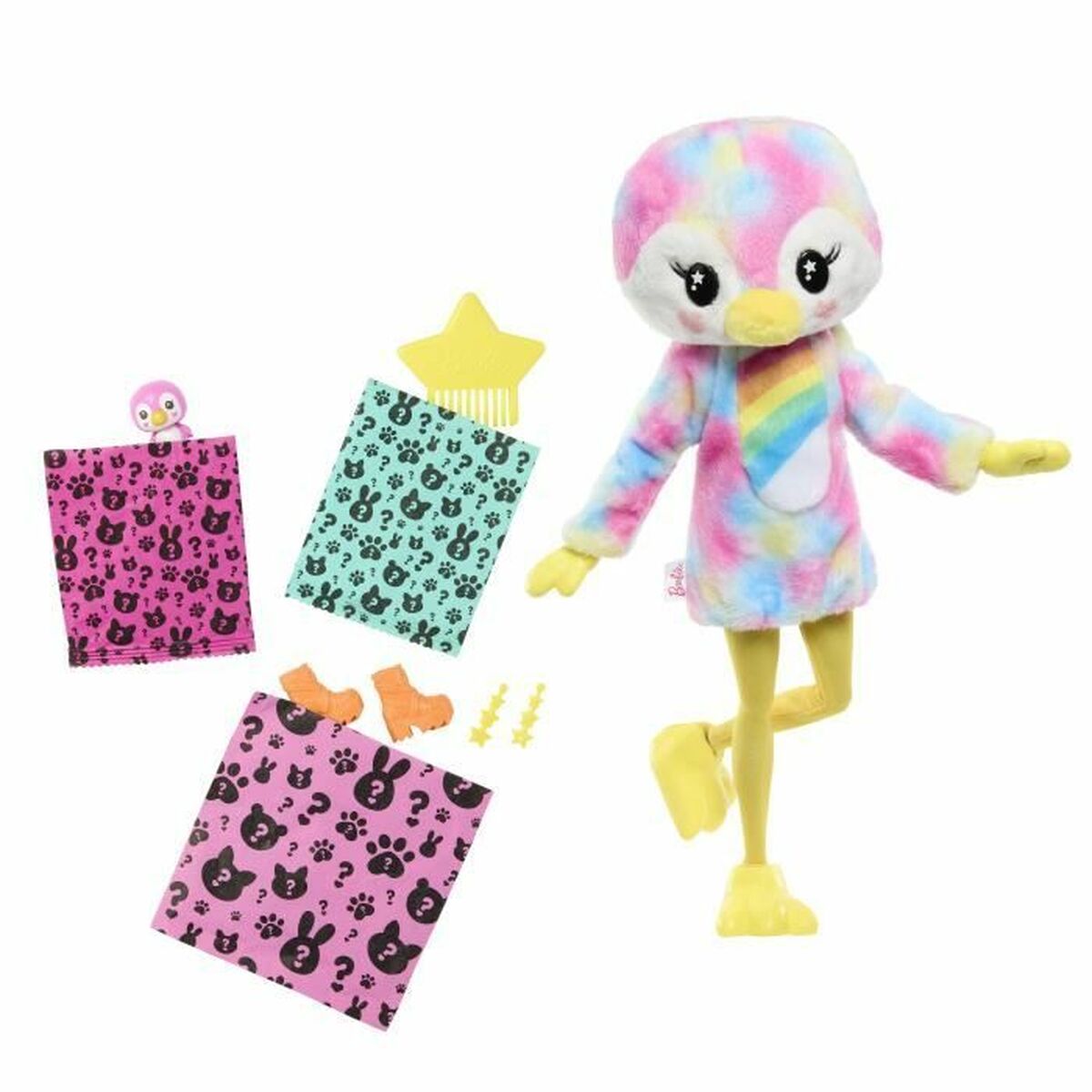 Lėlė kūdikis su priedais Barbie Colorful Dream Penguin Doll