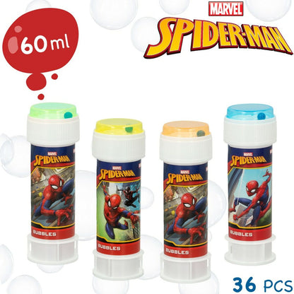 Burbulų pūtiklis Spider-Man 60 ml 3,8 x 11,5 x 3,8 cm (216 vnt.)