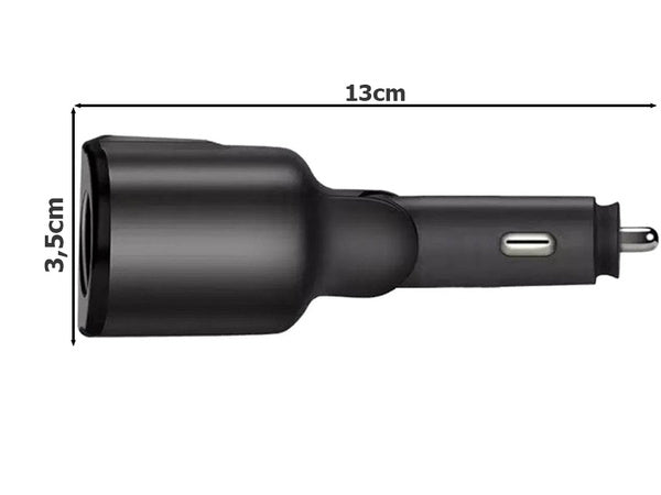 Cigarečių žiebtuvėlio skirstytuvo įkroviklis 2 usb