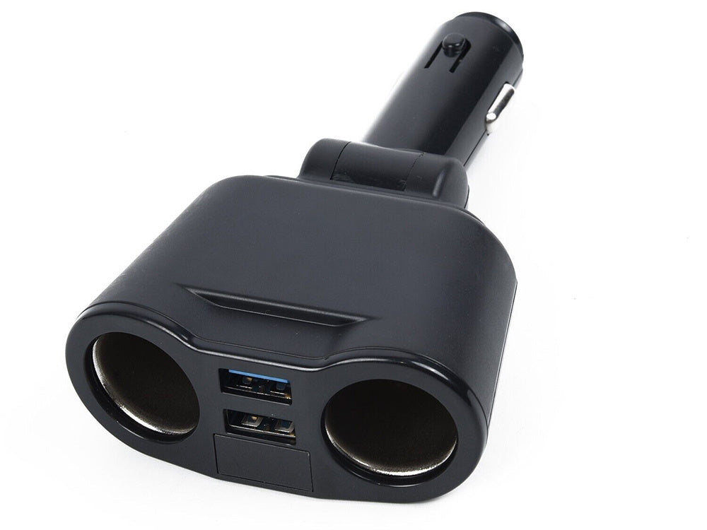 Cigarečių žiebtuvėlio skirstytuvo įkroviklis 2 usb