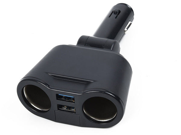 Cigarečių žiebtuvėlio skirstytuvo įkroviklis 2 usb