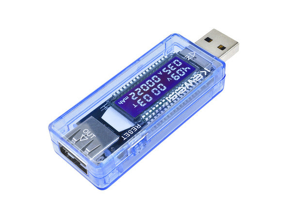 Voltmetras usb ampermetras įtampos testeris