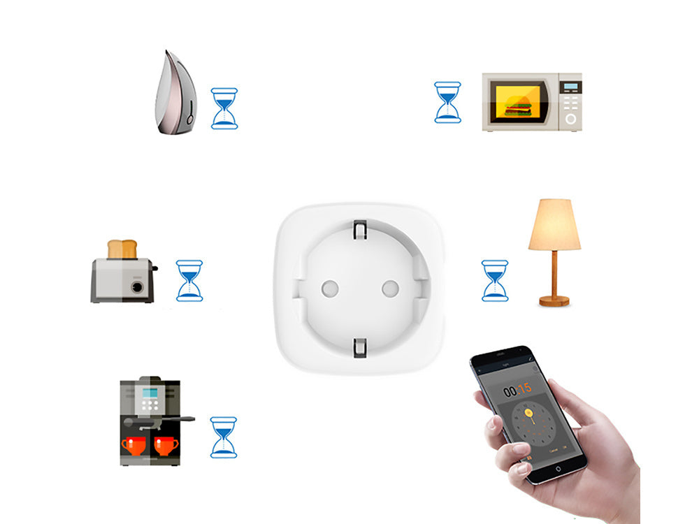 Išmanusis elektros lizdas wifi wattmeter