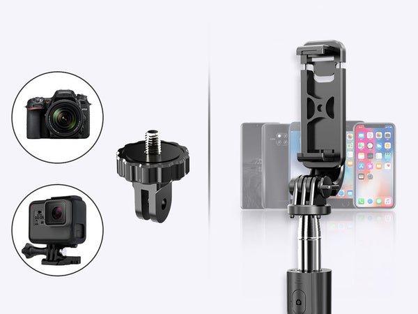 Selfie lazdos trikojis nuotolinio valdymo pultas bluetooth