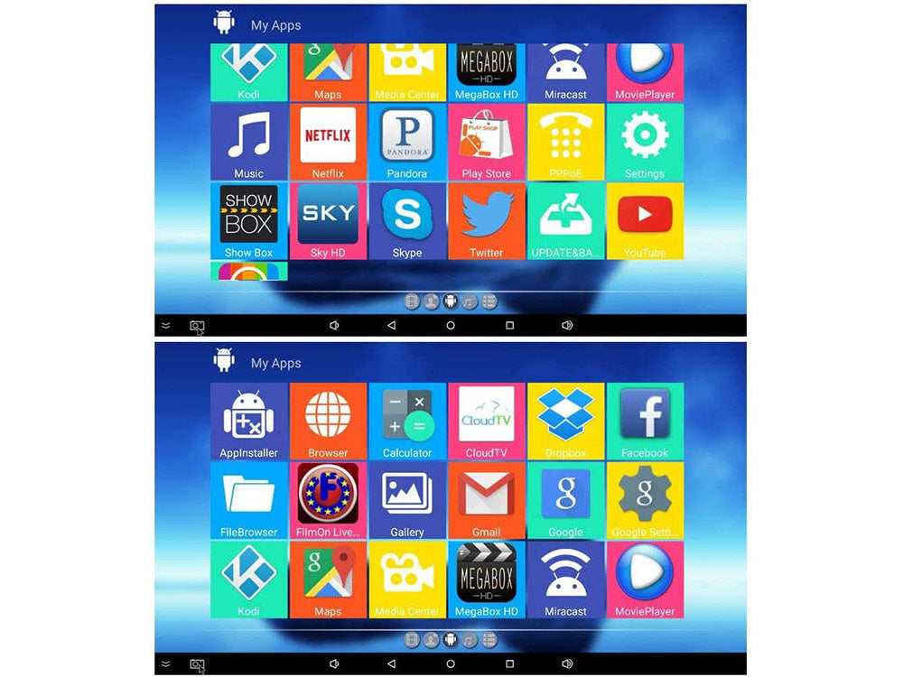 Smart tv box android 4k multimedijos grotuvas