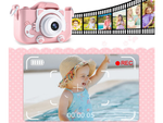 Skaitmeninis fotoaparatas vaikams su žaidimais fotoaparato žaidimai kitty, Rožinė, Szín, Rózsaszín