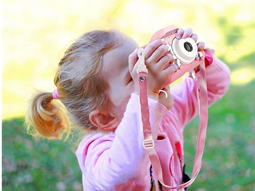 Skaitmeninis fotoaparatas vaikams su žaidimais fotoaparato žaidimai kitty, Rožinė, Szín, Rózsaszín
