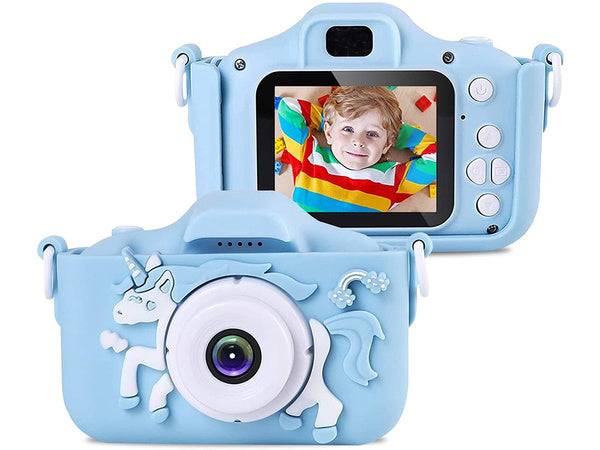 Fotoaparatas vaikams vienaragis, Mėlyna, Szín, Kék