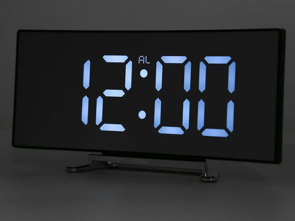 Skaitmeninis laikrodis elektroninis žadintuvas led termometras