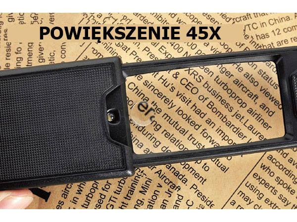 Led uv 45x išplečiama juvelyrinė lupa