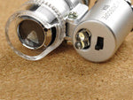 Mikroskop 60x 2 led profesionalus lumpa juvelyrams