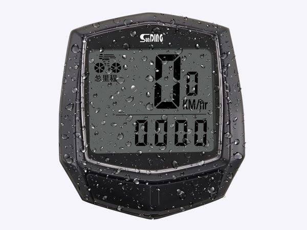 Vandeniui atsparus dviračių spidometras su lcd