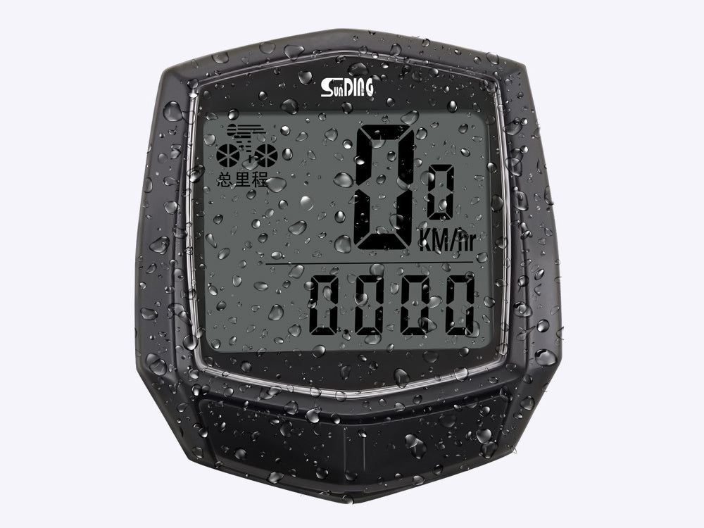 Vandeniui atsparus dviračių spidometras su lcd