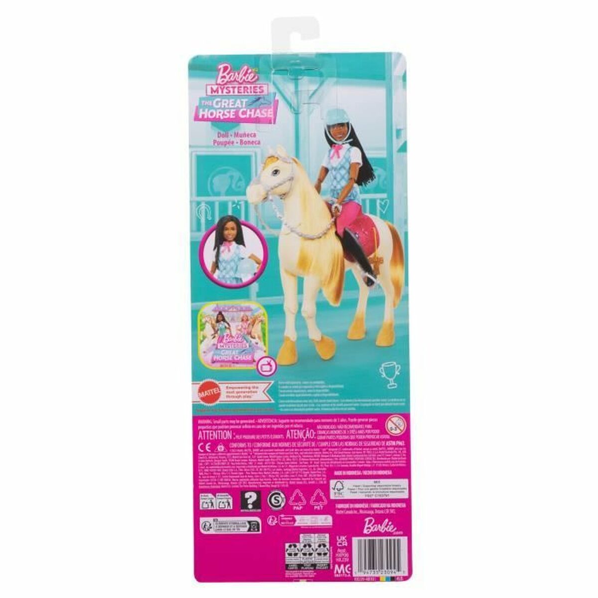 Lėlė kūdikis su priedais Barbie Barbie Mysteries: The Great Horse Chase