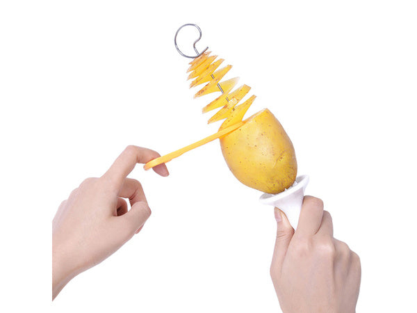 Bulvių traškučių kepimo mašina twisted fryer