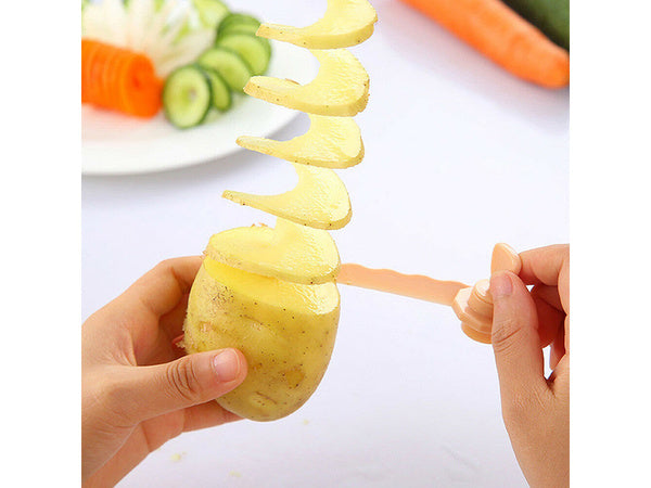 Bulvių traškučių kepimo mašina twisted fryer