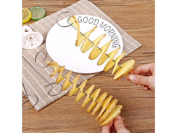 Bulvių traškučių kepimo mašina twisted fryer