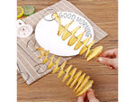 Bulvių traškučių kepimo mašina twisted fryer