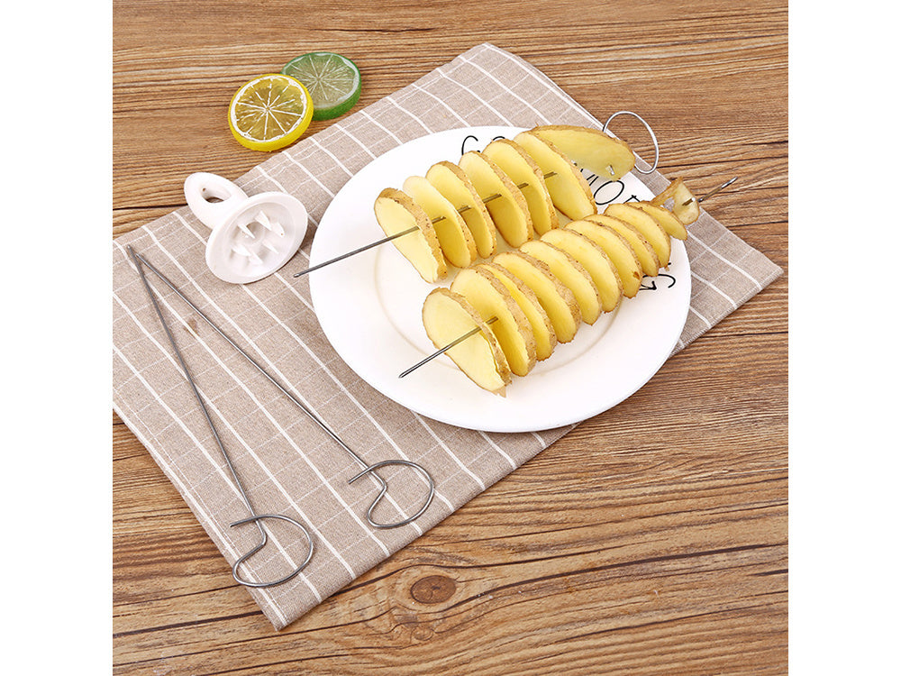 Bulvių traškučių kepimo mašina twisted fryer