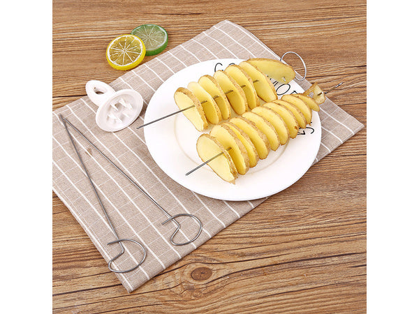 Bulvių traškučių kepimo mašina twisted fryer