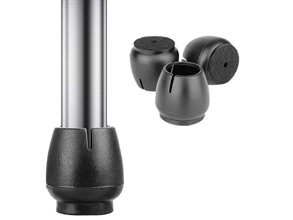 Kėdžių kojų dangteliai veltinis 12-16 mm juodas 16 vnt.
