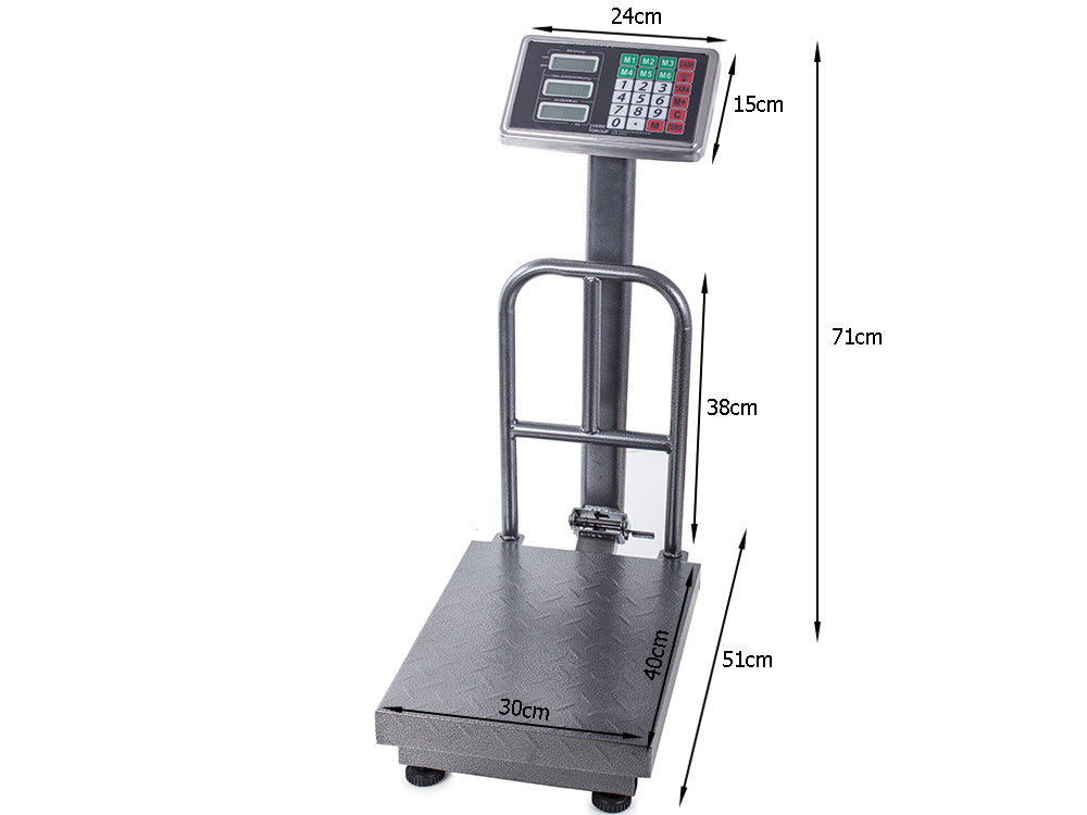 Elektroninės svarstyklės 100 kg lcd svarstyklės