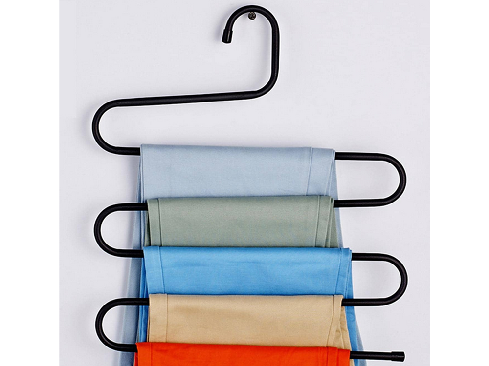 Kelnių pakaba spintai 5 poros kietos