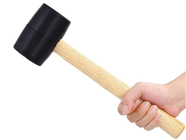 Bepakopis guminis plaktukas grindiniui kloti