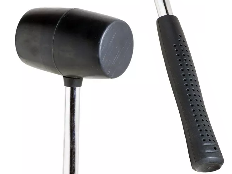 Bepakopis guminis grindinio klojimo plaktukas